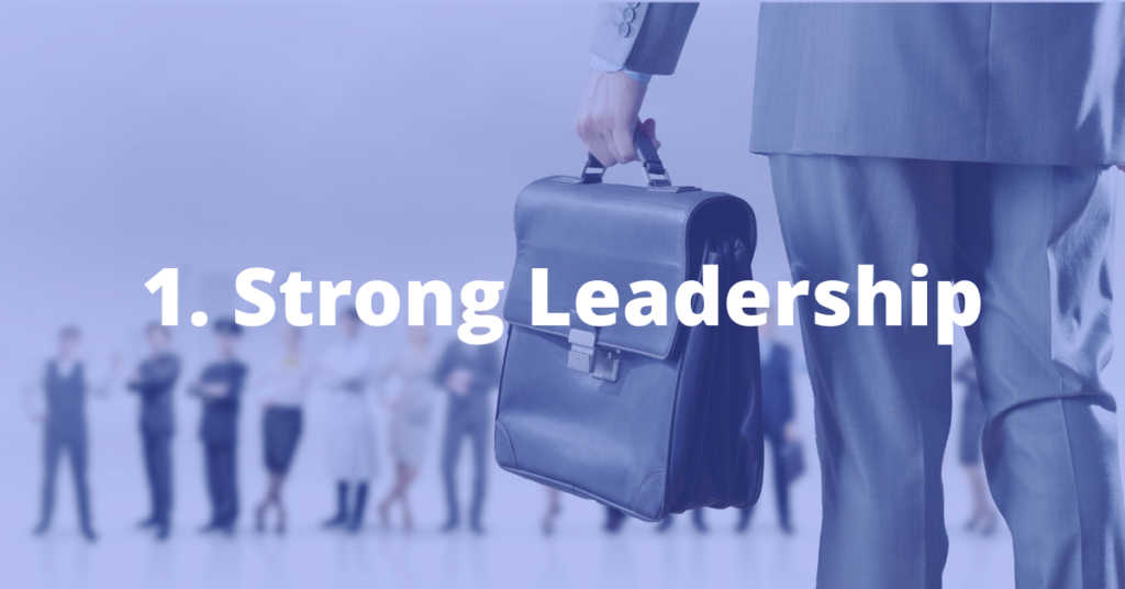Strong leadership is a key to thriving during times of crisis.