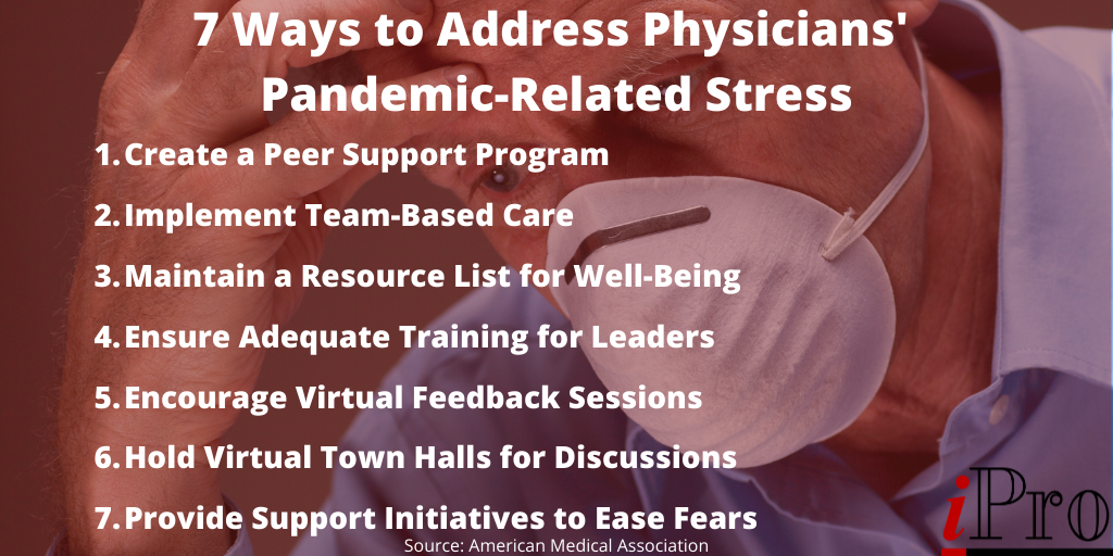 7 ways to address physicians' pandemic-related stress and burnout